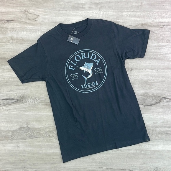 RIP CURL - YELLOWFISHING TEE SHIRT - Picture 1 of 5